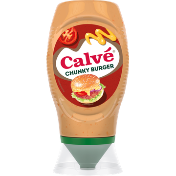 Calvé Knijpfles Chunky Burger Saus 250 ml