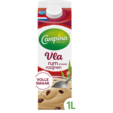 Campina Vla Rum Smaak Rozijnen 1 L