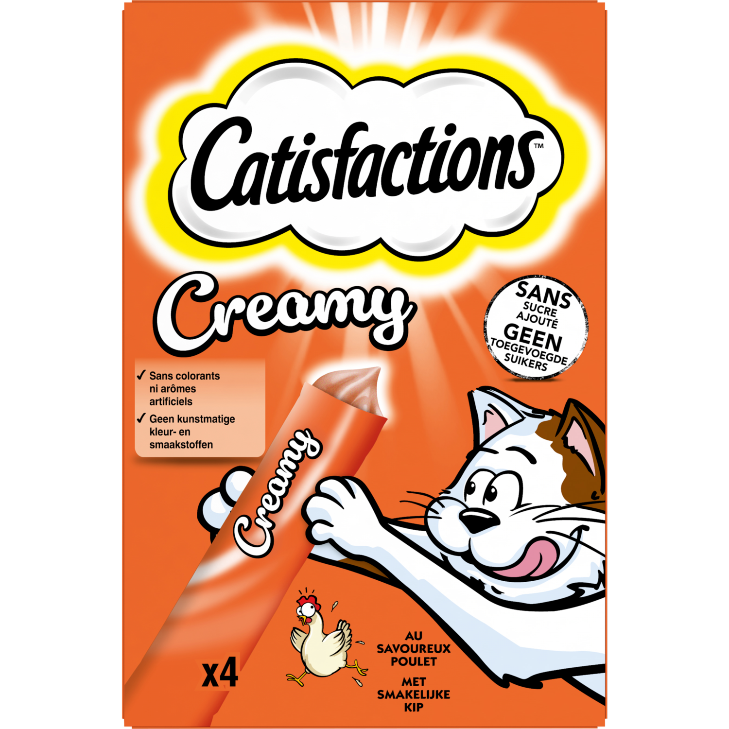 Catisfactions Kattensnoepje - Creamy Kip