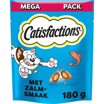 Catisfactions met Zalige Zalmsmaak Mega Pack 180 g
