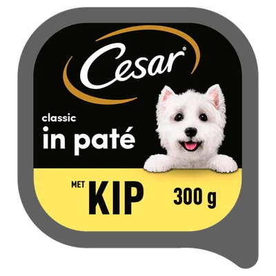 Cesar Classic - Kip Paté - Hondenvoer Kuipje 300 g