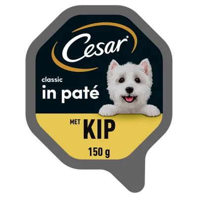 Cesar Classics Kip Hondenvoer Nat Kuipje 150 g
