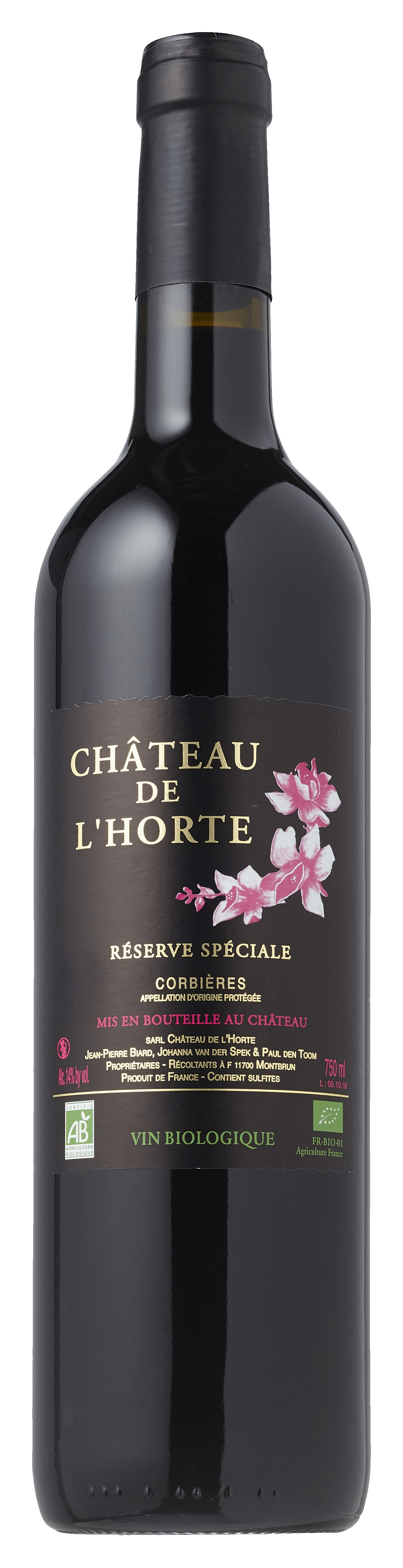 Chateau de l'Horte Corbières Réserve Spéciale