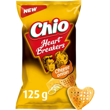 Chio Heart Breakers Cheese Onion 125 g