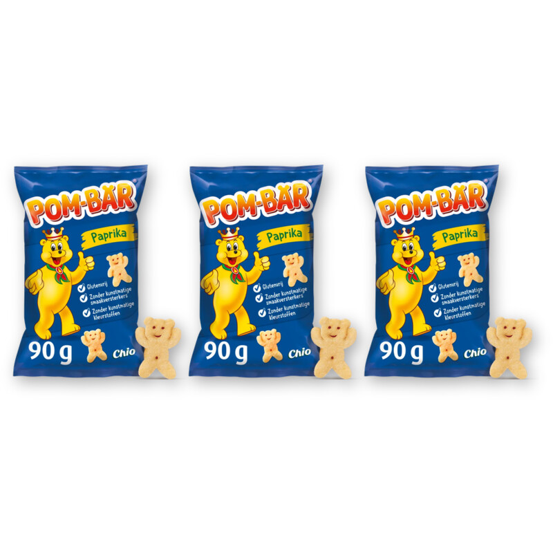 Chio Pom-Bär paprika 3-pack