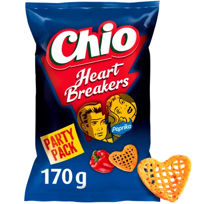 Chio Heartbreaker Partypack paprika Zak 170 g