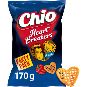 Chio Heart Breakers Paprika Party Pack 170 g