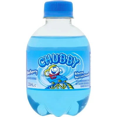 Chubby Blauwe Bessensmaak 250 ml