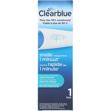 Clearblue Zwangerschapstest Snelle Detec
