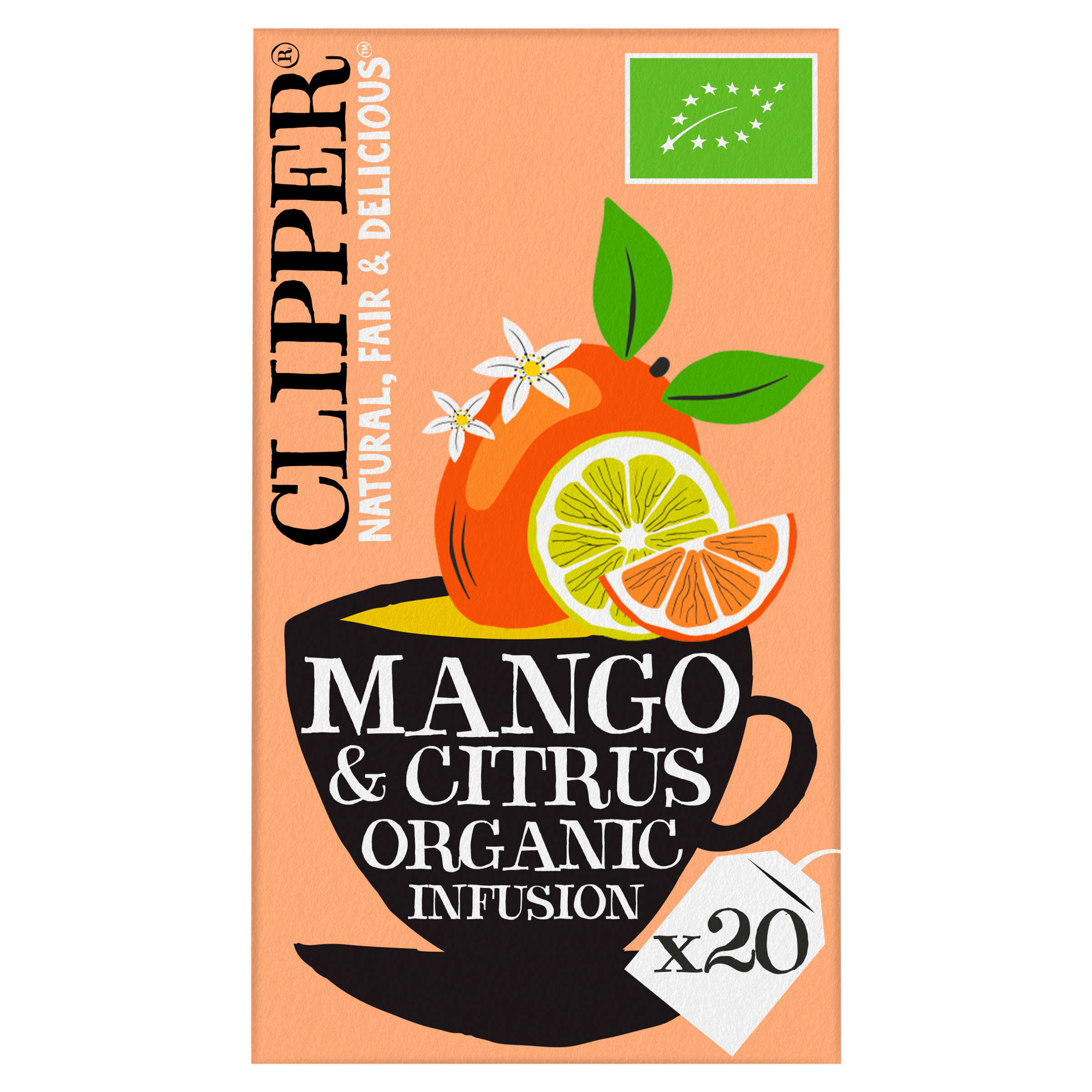 Clipper Mango citrus Doos 20 st