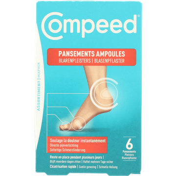 Compeed blarenpleister mixpack 6 stuks
