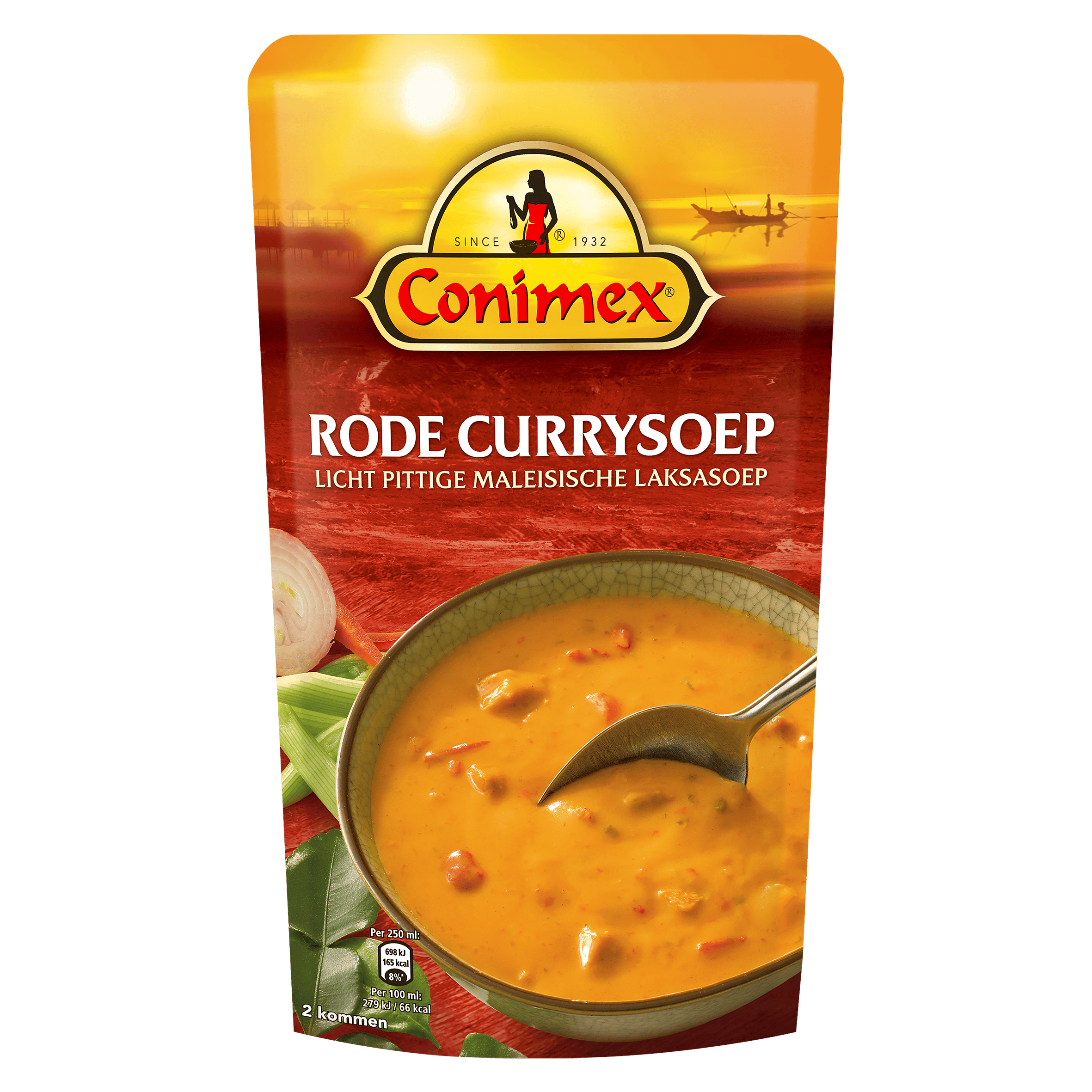 Conimex Rode Currysoep Zak 570 ml