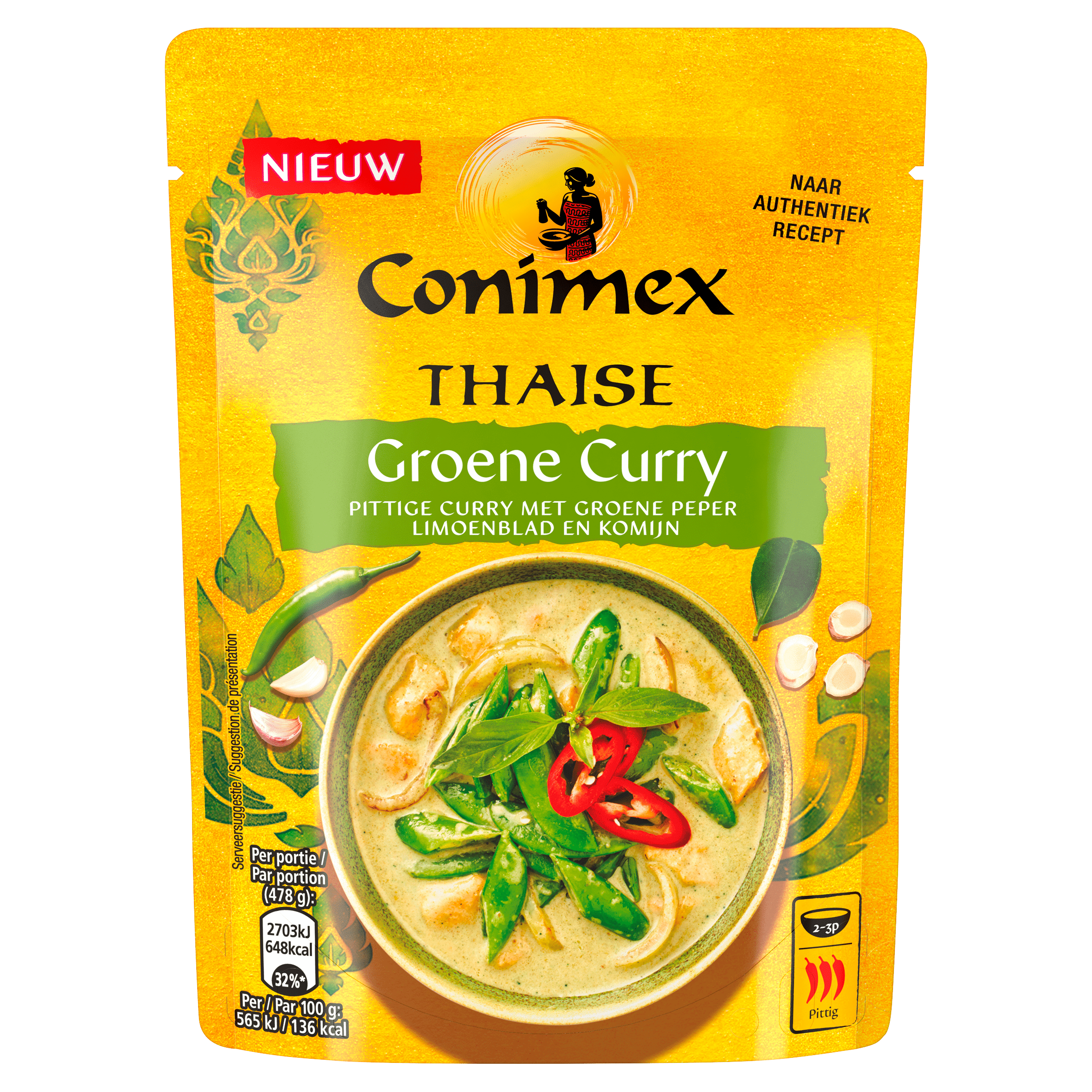 Conimex Groene curry paste Stazak 90 g