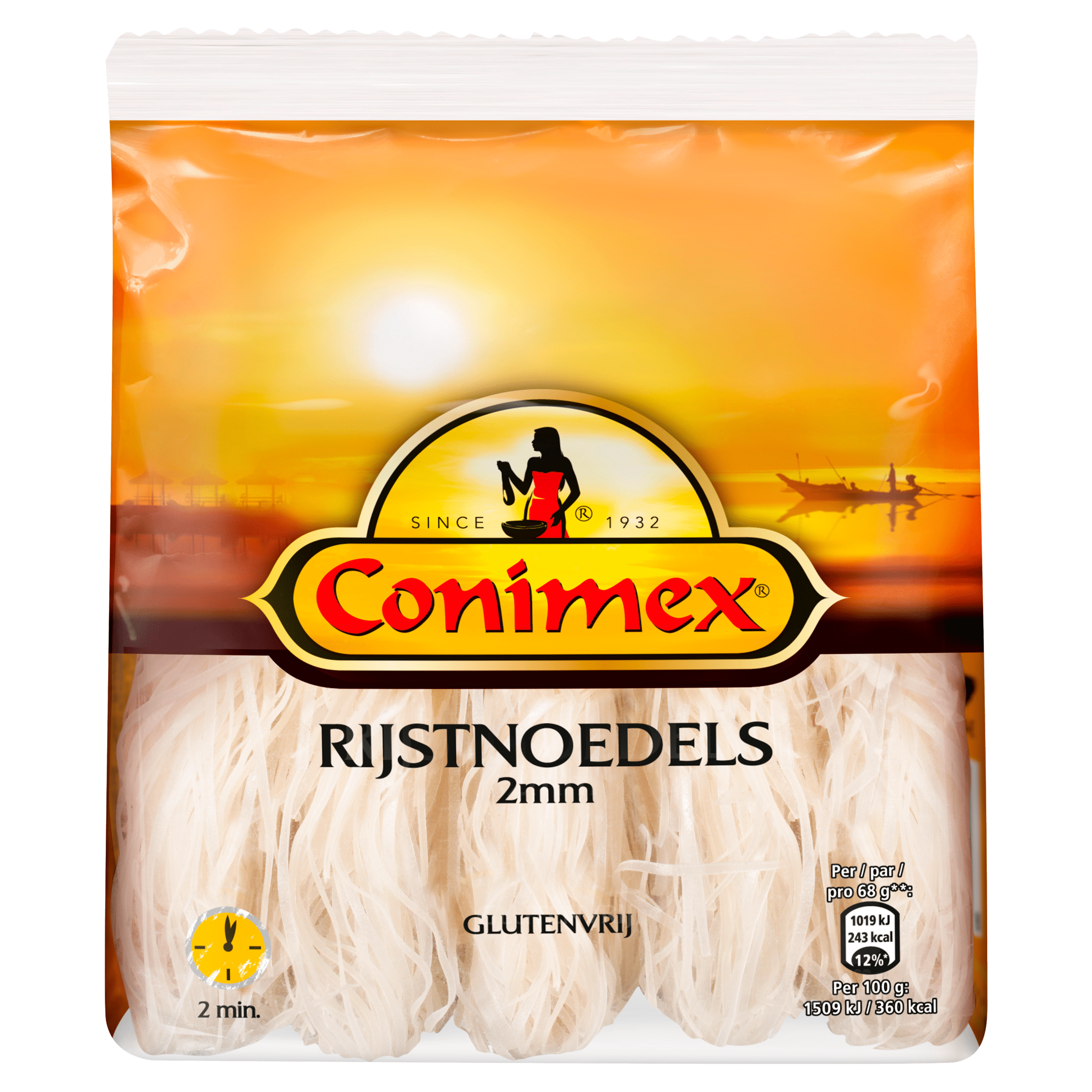 Conimex Rijstnoodles 2mm Stazak 225 g