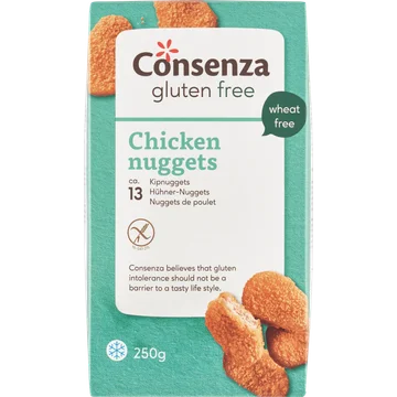 Consenza Gluten Free Kipnuggets 250 g