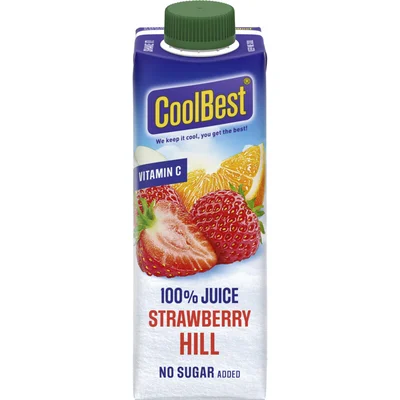 Coolbest Juice strawberry hill Pak 330 ml