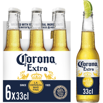 Corona - Extra - Fles - 6 x 330ML
