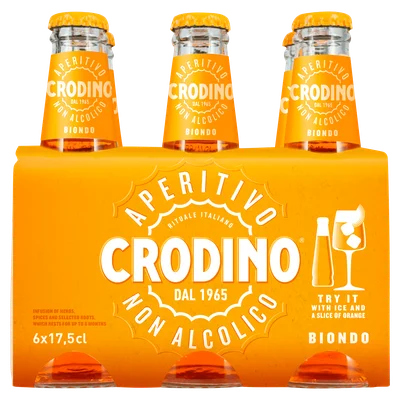 Crodino Biondo 6x17.5cl Doos 1050 ml