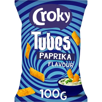 Croky Tubes Paprika Flavour 100 g