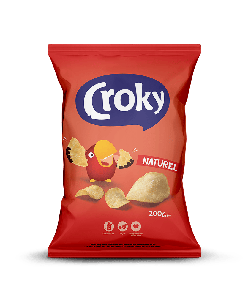Croky Chips Naturel 200g