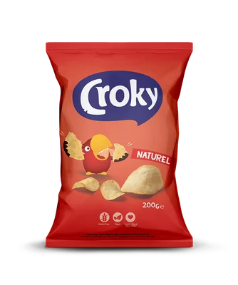 Croky Chips Naturel 200g