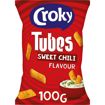 Croky Tubes Sweet Chili Flavour 100 g