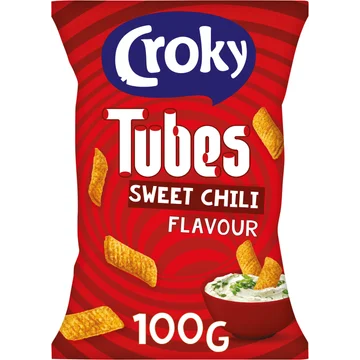 Croky Tubes Sweet Chili Flavour 100 g