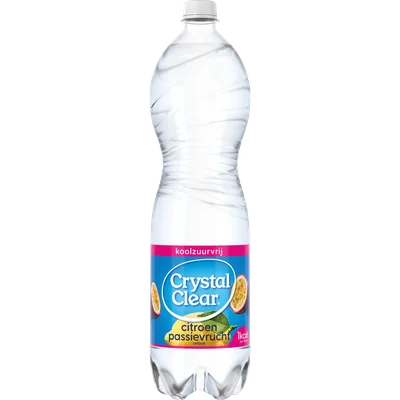 Crystal Clear Lemon-passie koolzuurvrij