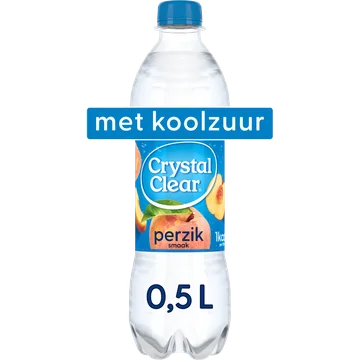 Crystal Clear Perziksmaak 0,5 L