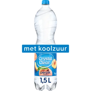Crystal Clear Perzik Smaak 1,5 L