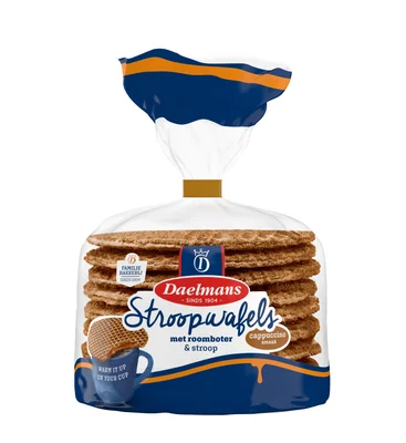 Daelmans Stroopwafels Cappuccino Zak 10 st