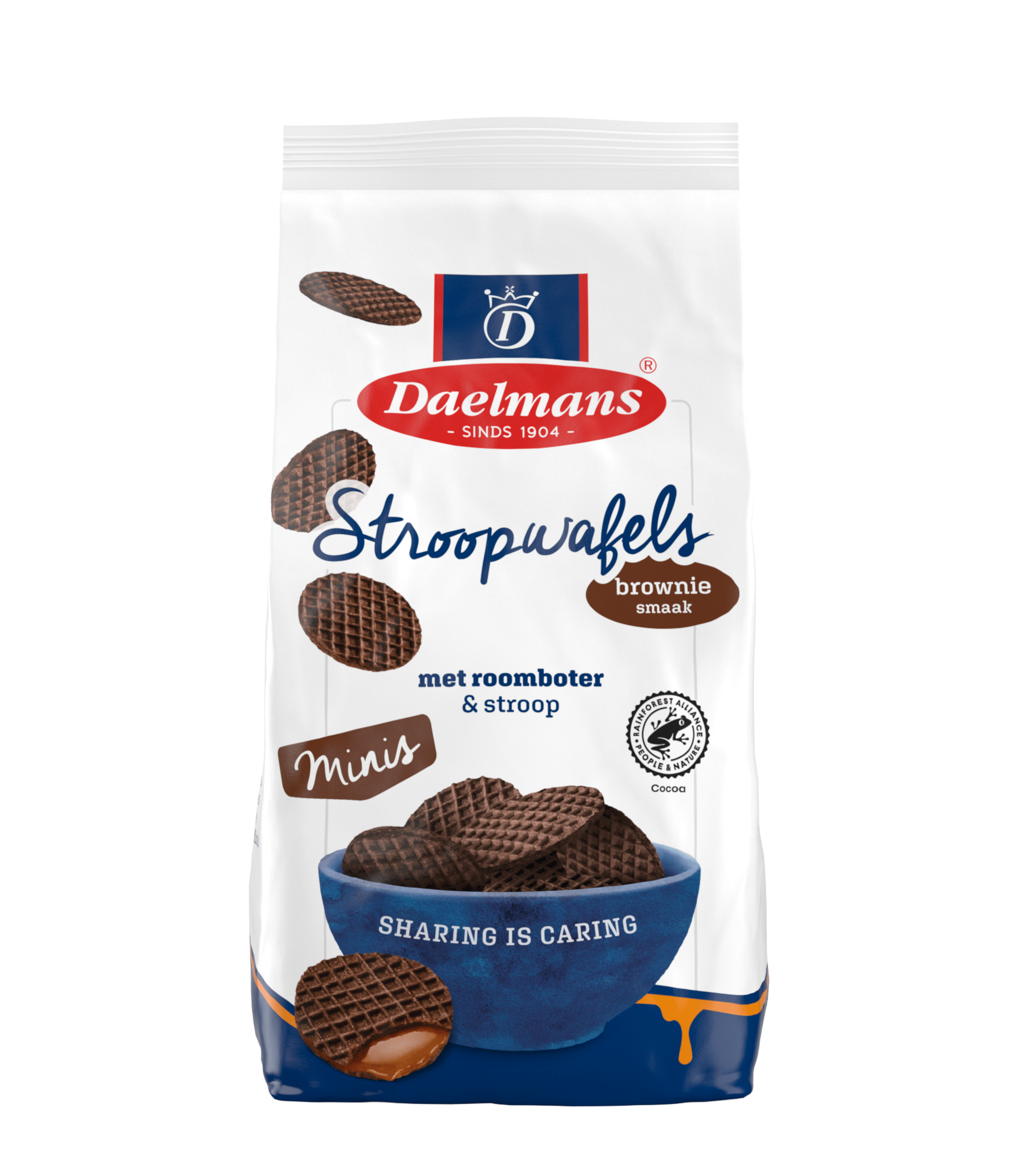 Daelmans Mini stroopwafels Brownie Stazak 25 st