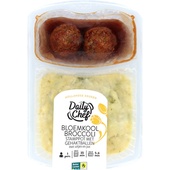 Daily Chef Bloemkool-broccoli stamppot met gehakballen