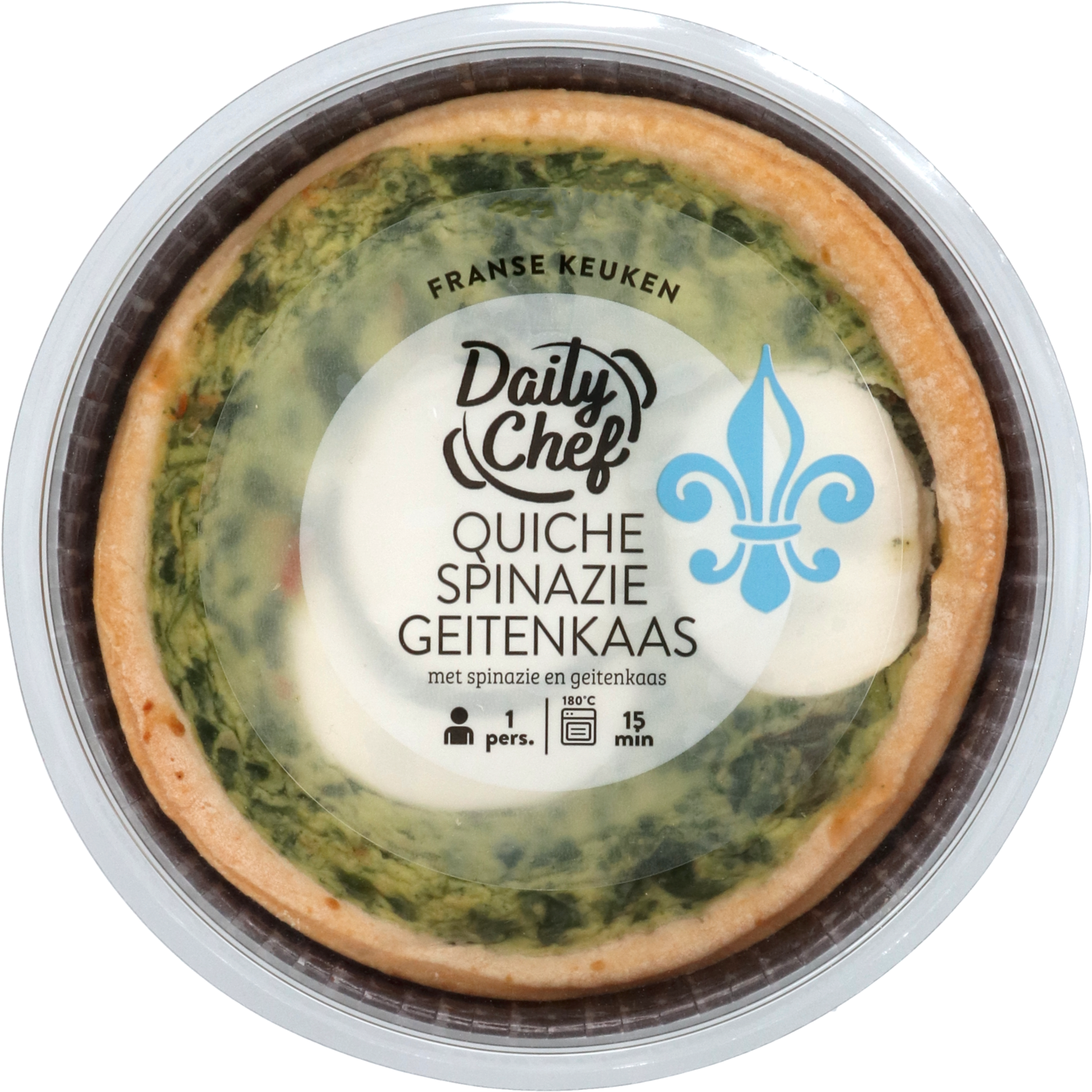 Daily Chef Quiche spinazie geitenkaas