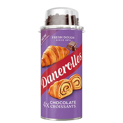 Danerolles Chocolade croissants Blik 265 g