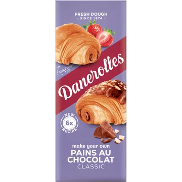 Danerolles Fresh Dough Pains au Chocolat Classic 6 Stuks 275 g