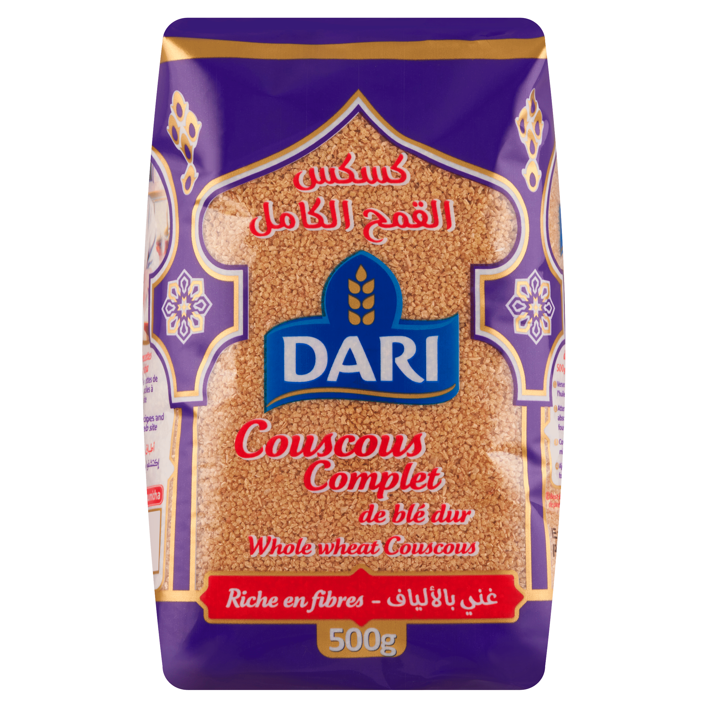 Dari Volkoren couscous compleet Stazak 500 g
