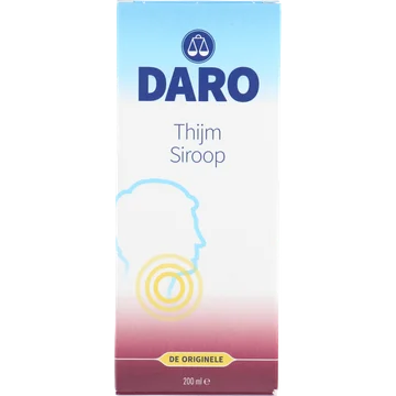 Daro Thijm hoestsiroop origineel, 200 ml