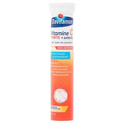Davitamon Vitamine C plus Koker 15 st