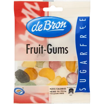 De Bron Fruit-Gums Suikervrij 100 g