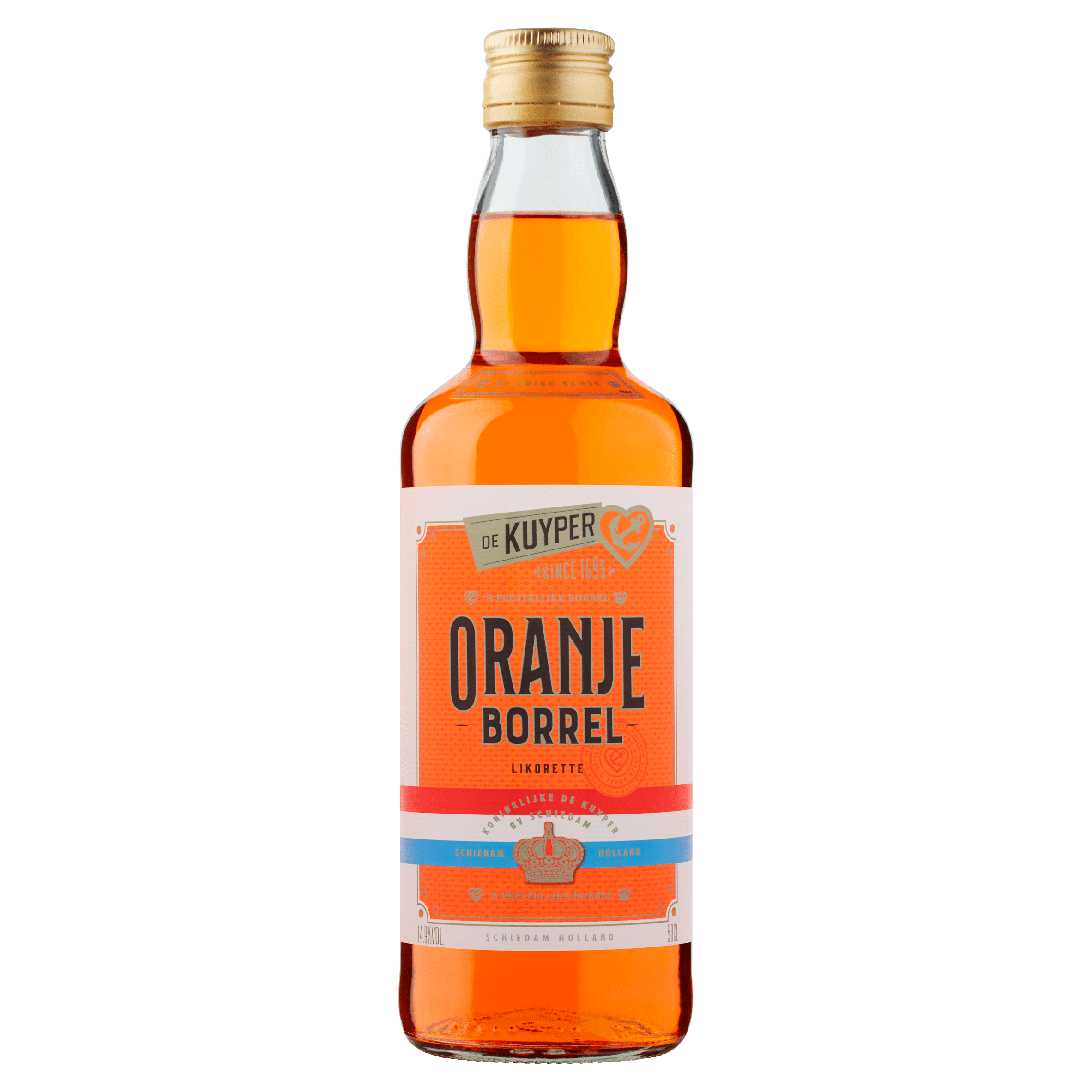 De Kuyper Oranje borrel Fles 500 ml