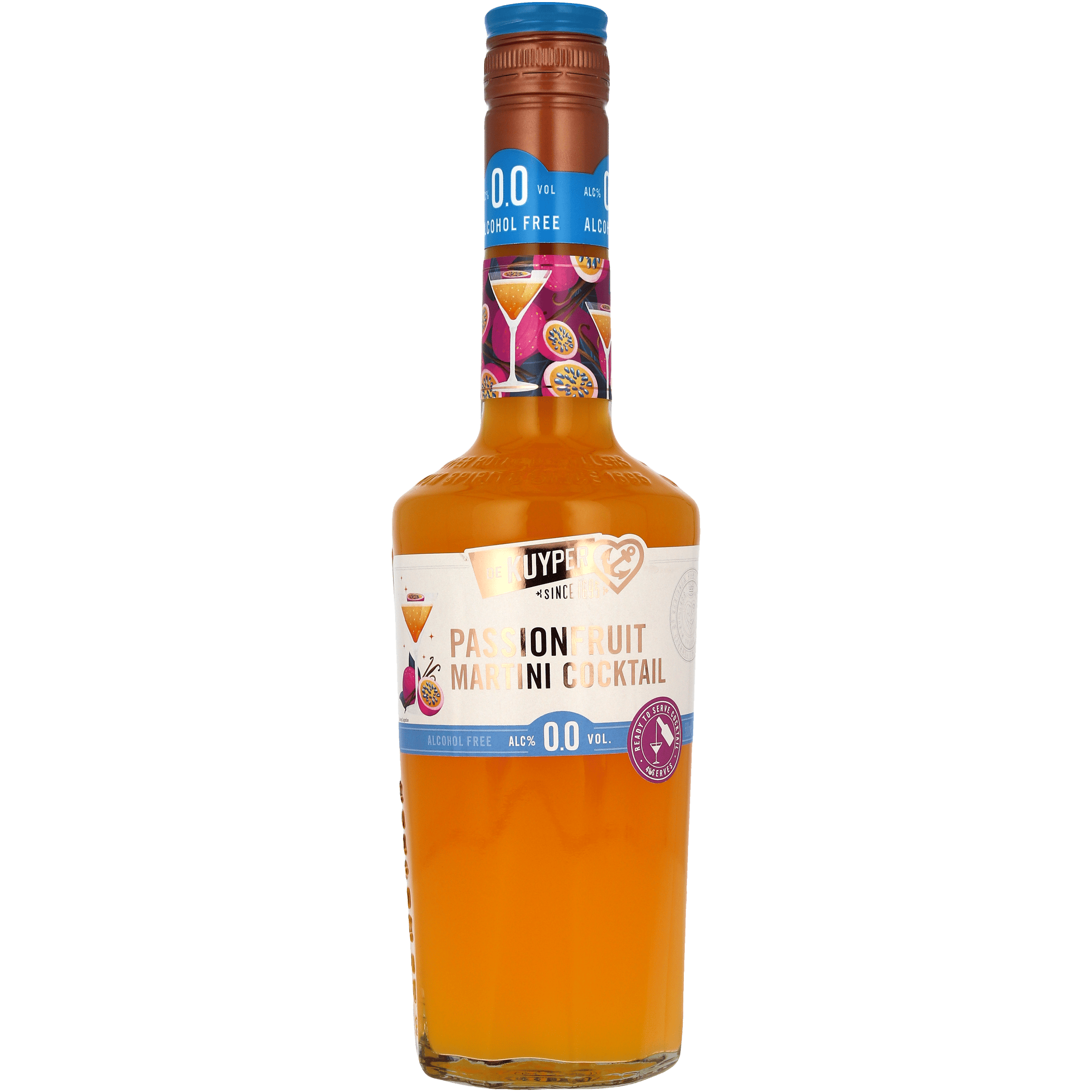 De Kuyper Passion fruit martini 0.0 Fles 500 ml
