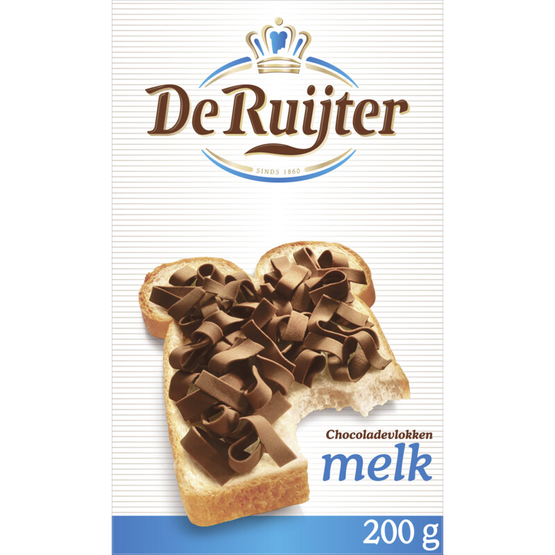 De Ruijter Chocolade vlokken melk