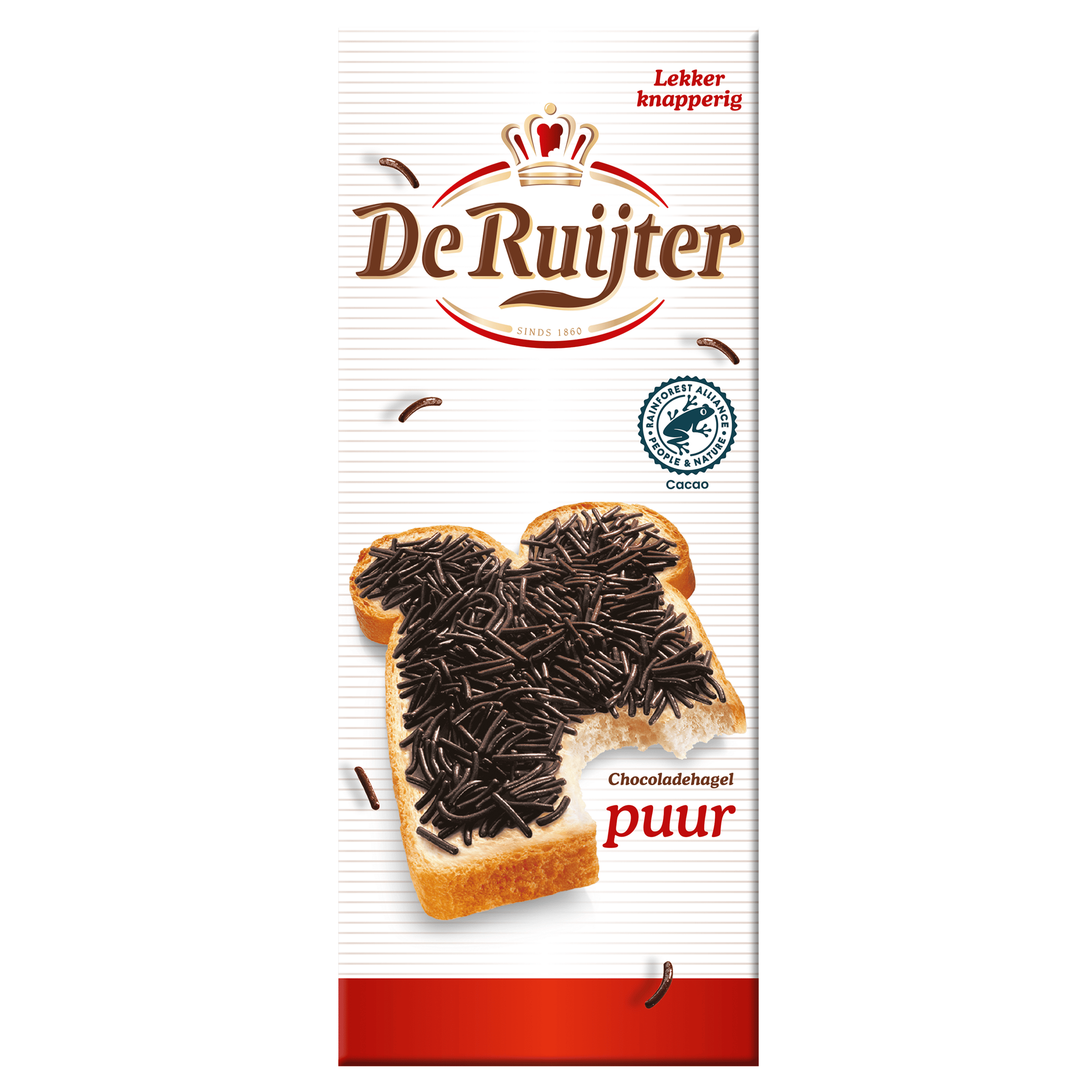 De Ruijter Chocoladehagelslag puur Doos 200 g