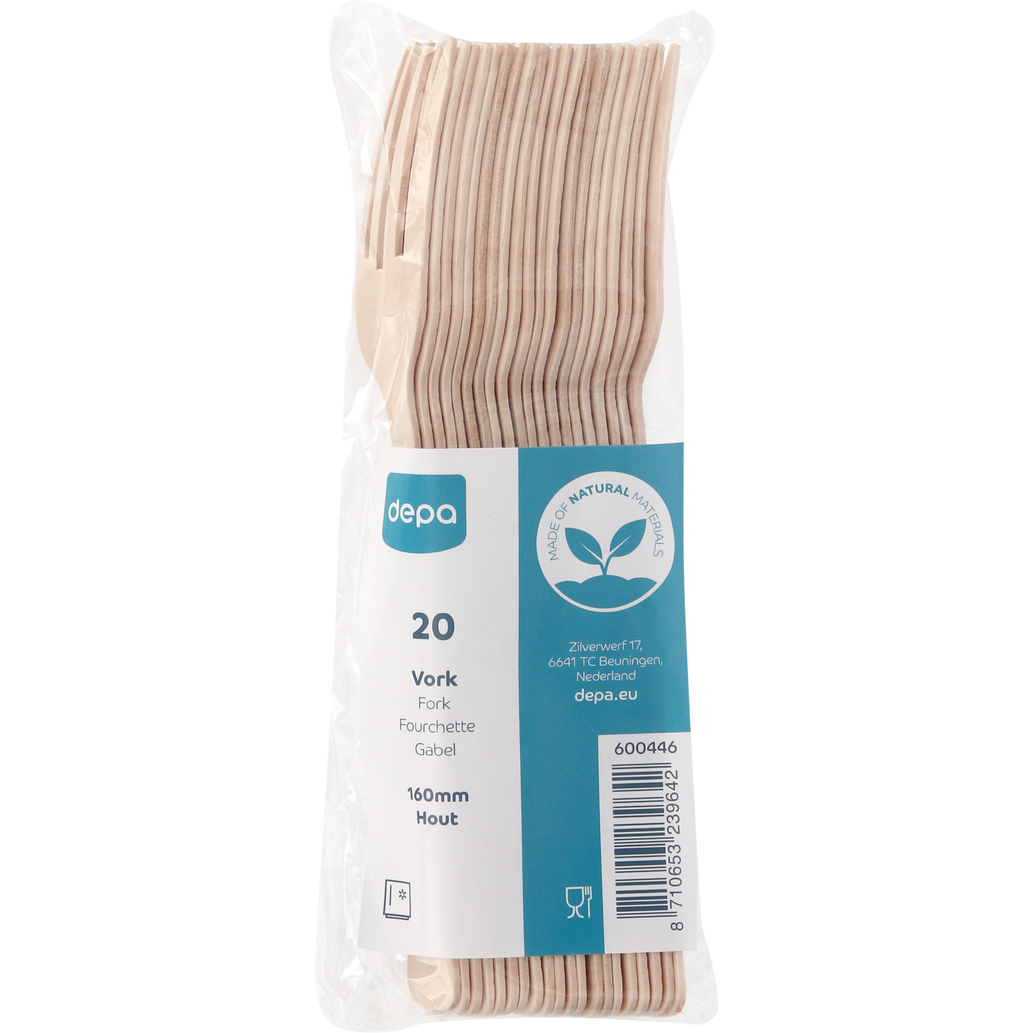 Depa Vorken hout 16cm