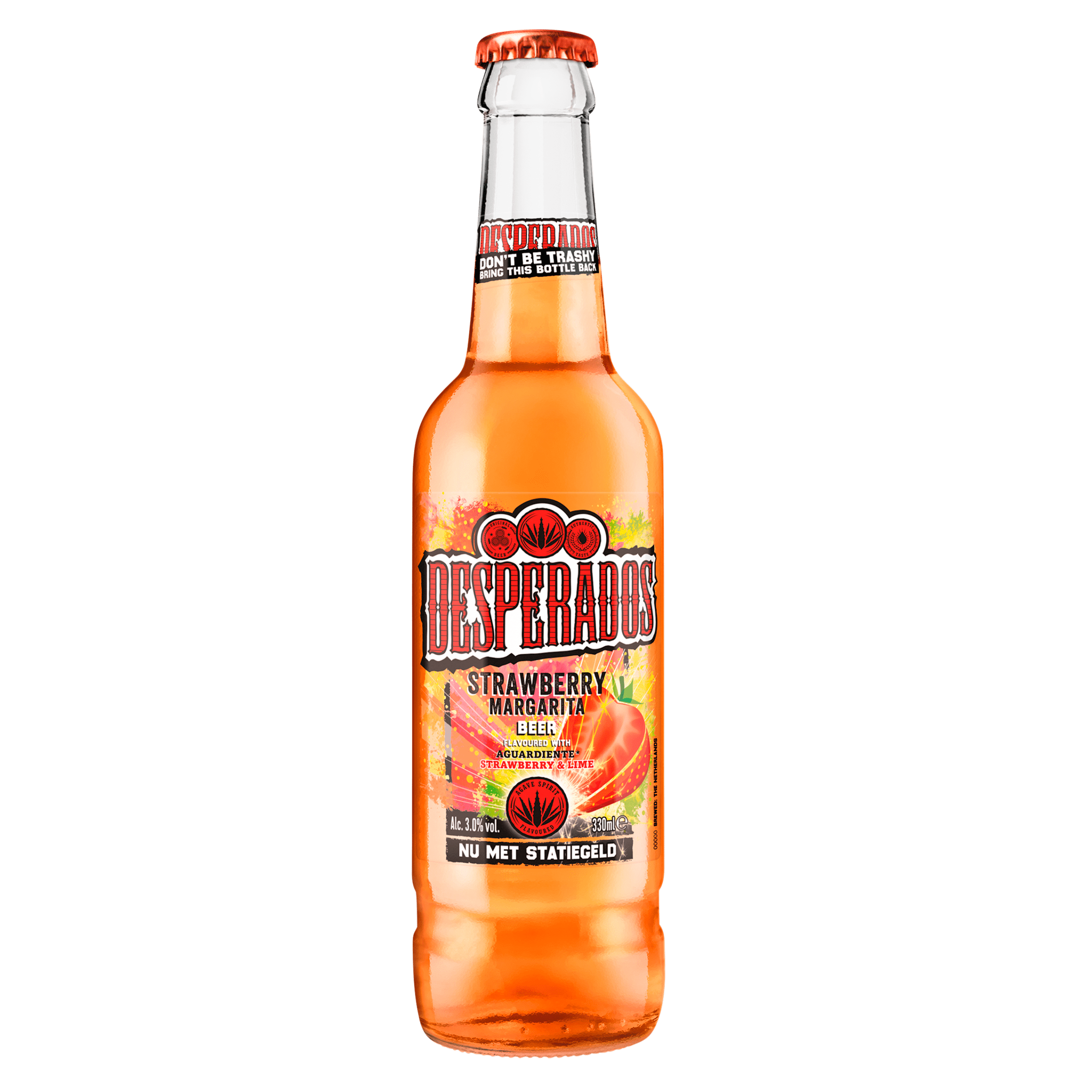 Desperados Strawberry Margherita Bier Fles Fles 330 Ml