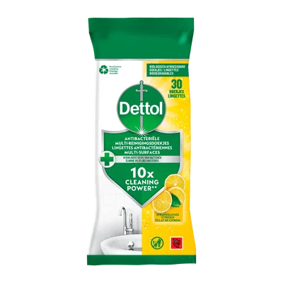 Dettol Antibacteriële multi-reinigersdoekjes Doos 30 st