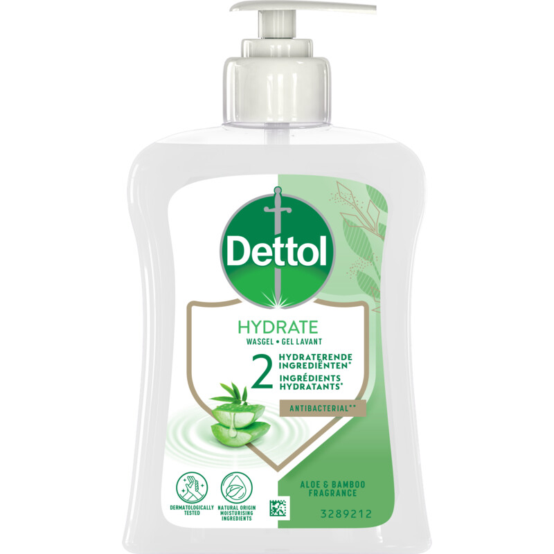 Dettol Handzeep aloë vera & bamboe hydrate