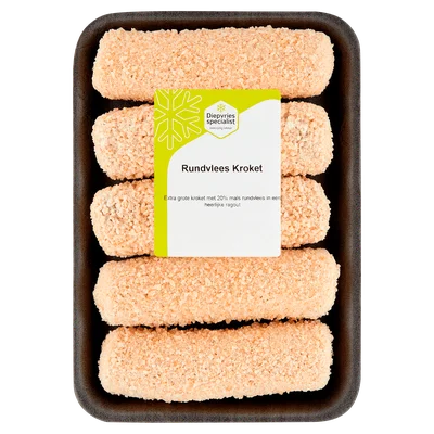 Diepvriesspecialist Kroket rundvlees 20%
