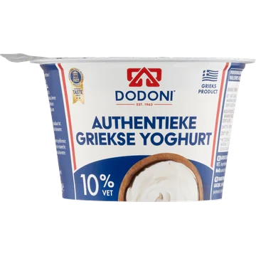 Dodoni Griekse yoghurt 10% Kuipje 170 g